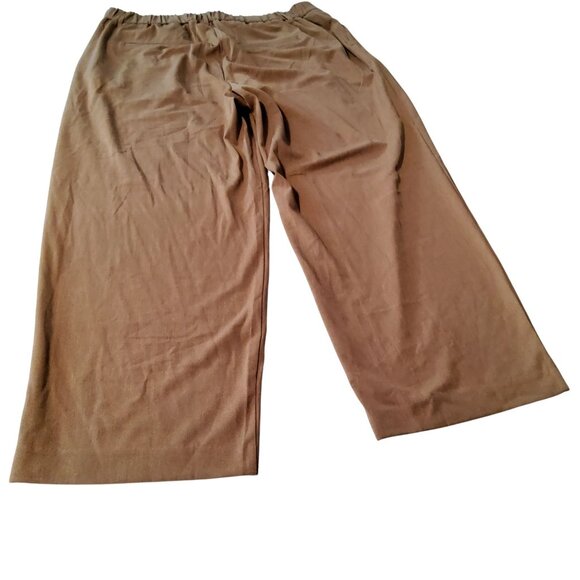 A New Day Womens Brown Pants Size M Elastic waistband for comfort - Picture 2 of 10